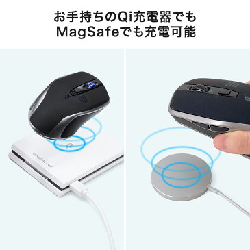 ワイヤレスマウス マウス ワイヤレス 充電 マウスパッド ワイヤレス充電器 Qi 充電器 スマホ iPhone スマートフォン 5ボタン ワイヤレスマウス 無線マウス 充電式 Qi充電 おしゃれ DPI切替 カウント数切り替え 800/1200/1600