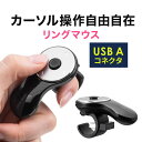 ワイヤレス マウス リングマウス USB A接続 フィンガーマウス ごろ寝マウス スティック式 ドラッグ＆ドロップ 空中マウス 指輪の形のマウス 5ボタン 充電式 ブラック 小さい ミニ 超小型