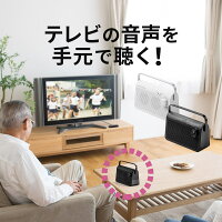 【5/1限定！抽選で100％ポイント還元 】テレビ スピーカー 手元 ワイヤレス 送信機...