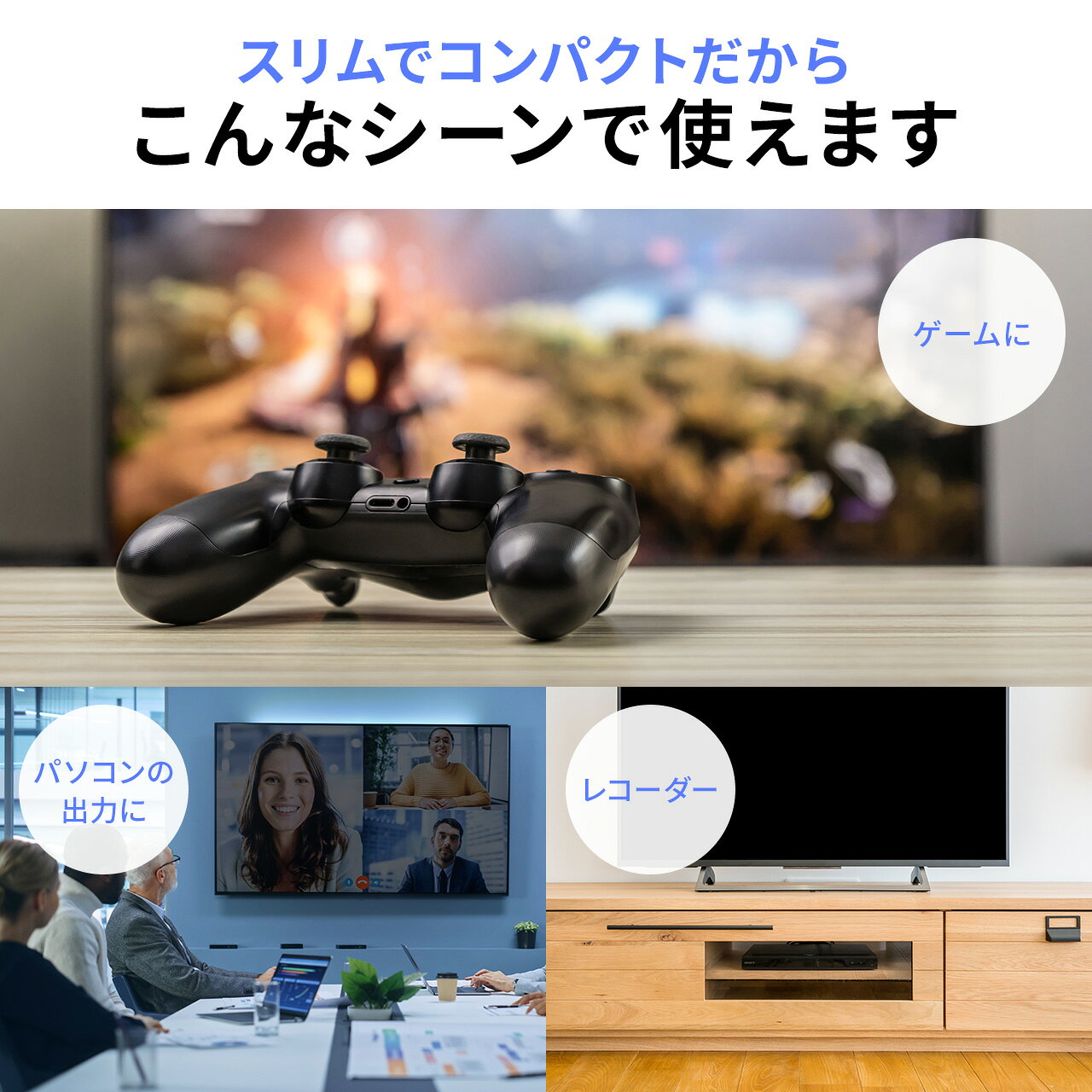 HDMIケーブル スリム 極細 ハイスピード 4K/30Hz 10.2Gbps 軽量 しなやか ケーブル...