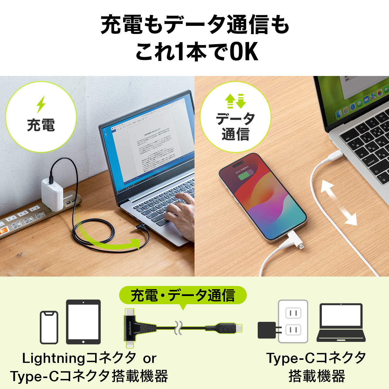 USB Type-C Lightning 2i...の紹介画像3