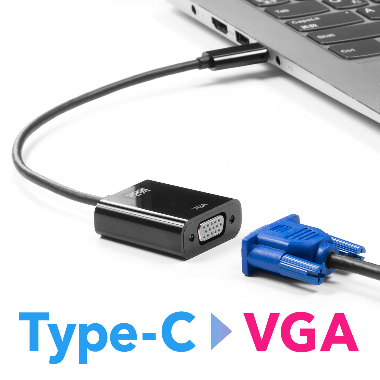 5/15ꡪ100ݥȴԸ USB Type-C VGA Ѵץ Ѵ֥ ֥Ĺ20cm   ˥ ץ