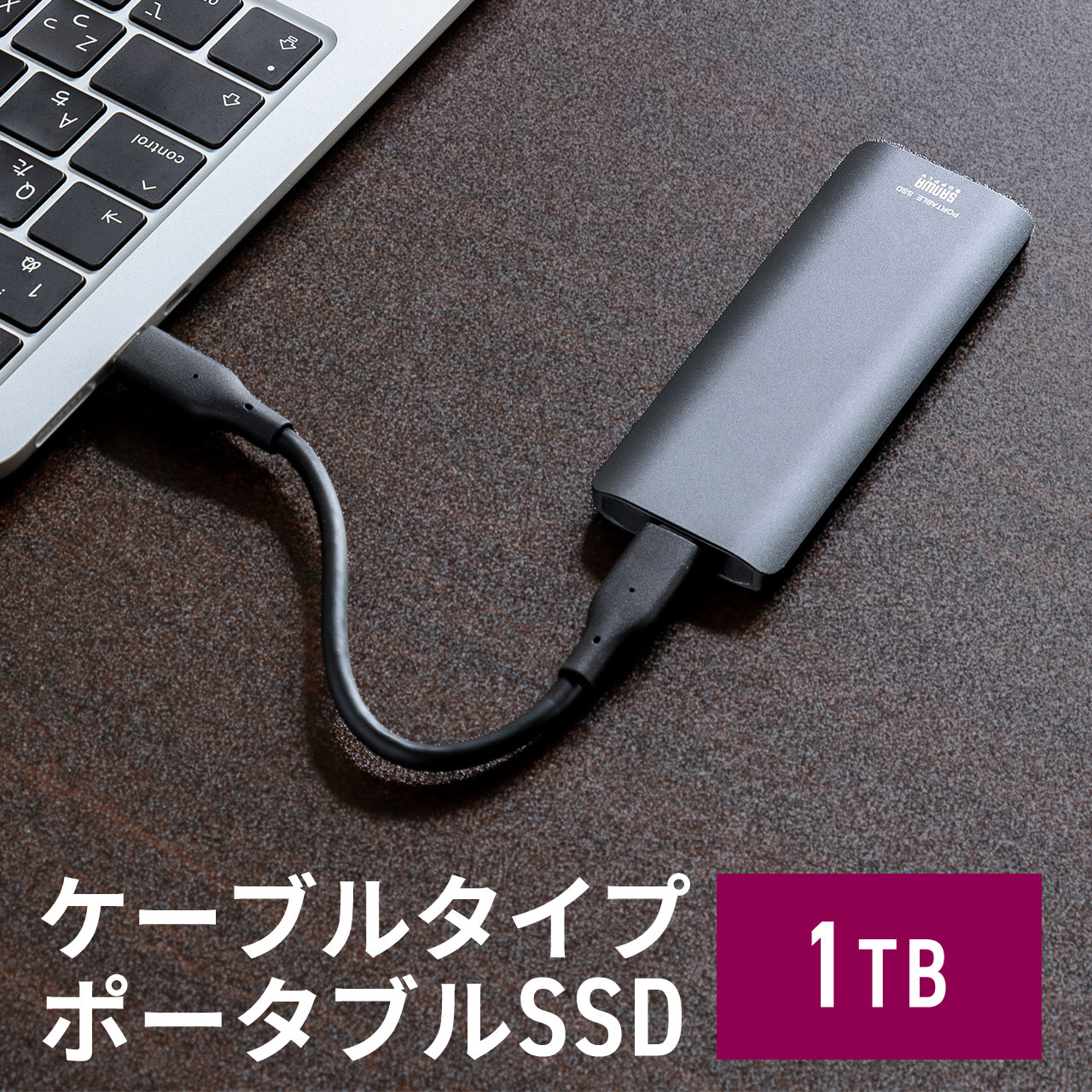 ポータブルSSD 外付け USB3.2 Gen2 1TB 最大書込速度約1000MB/s 小型 テレビ録画 PS5/PS4/Xbox Series X Type-A/Type…