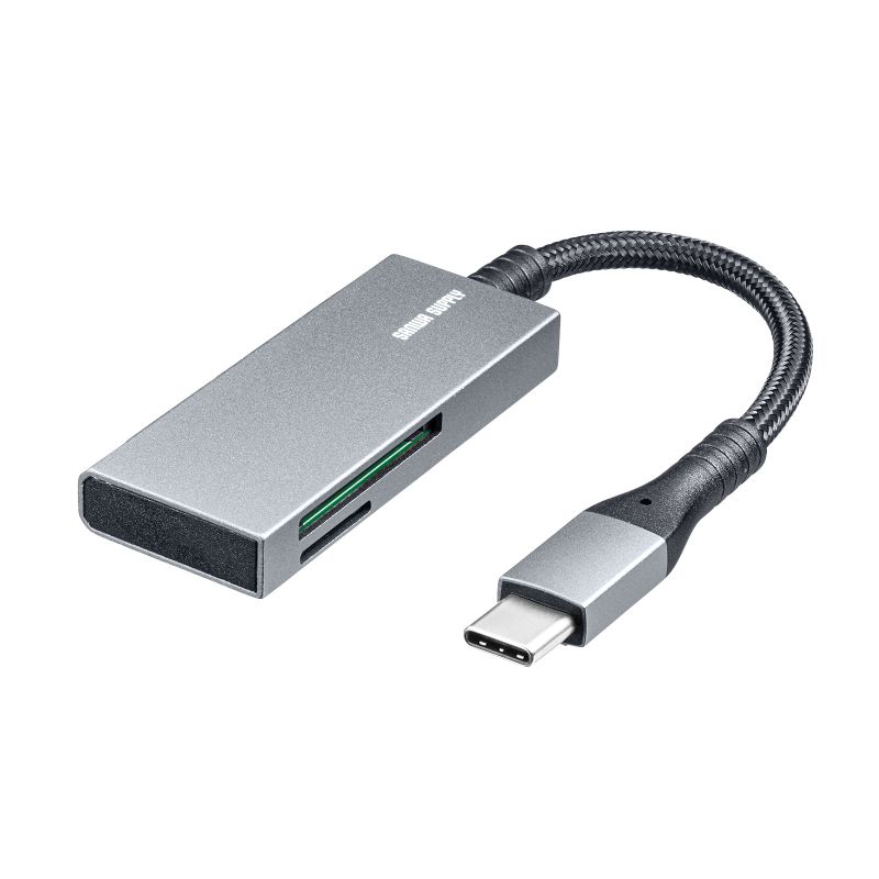 5/15ꡪ100ݥȴԸ ۥɥ꡼ Type-C USB3.2 Gen1 å奱֥ SD microSD  ѥ  ѡԡɥ⡼ ADR-3TCMSD11S 掠ץ饤