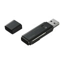 USB2.0カードリーダー（microSDXC/SDXC対応・ブラック） ADR-MSDU2BK サンワサプライ その1