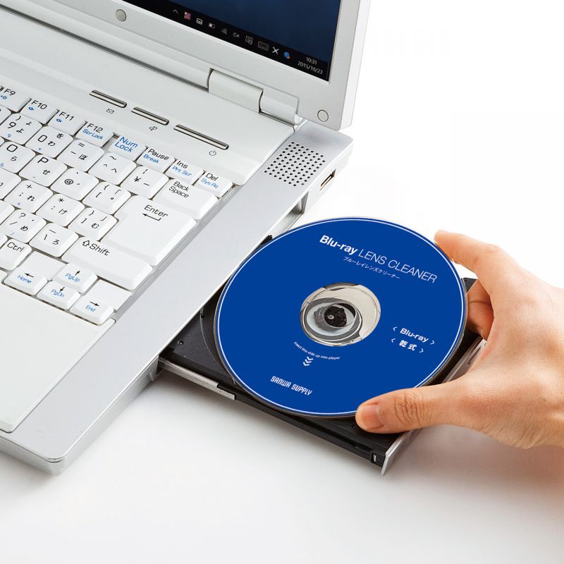 ブルーレイレンズクリーナー 乾式 5.1chスピーカーチェック機能付 CD-BDDN サンワサプライ