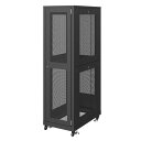 【火曜限定 クーポンで3000円OFF】サーバーラック 19インチ 大型 42U 奥行100cm メッシュパネル ブラック(3)