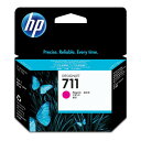 HP 純正インク インクカートリッジ HP711 マゼンダ 29ml