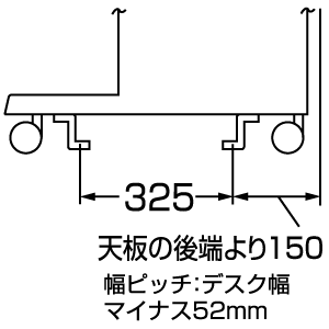 オフィスデスク CAIデスク用 床固定金具 地震 防災 高さ70cm用 4個セット CAI-QL1 サンワサプライ [2]