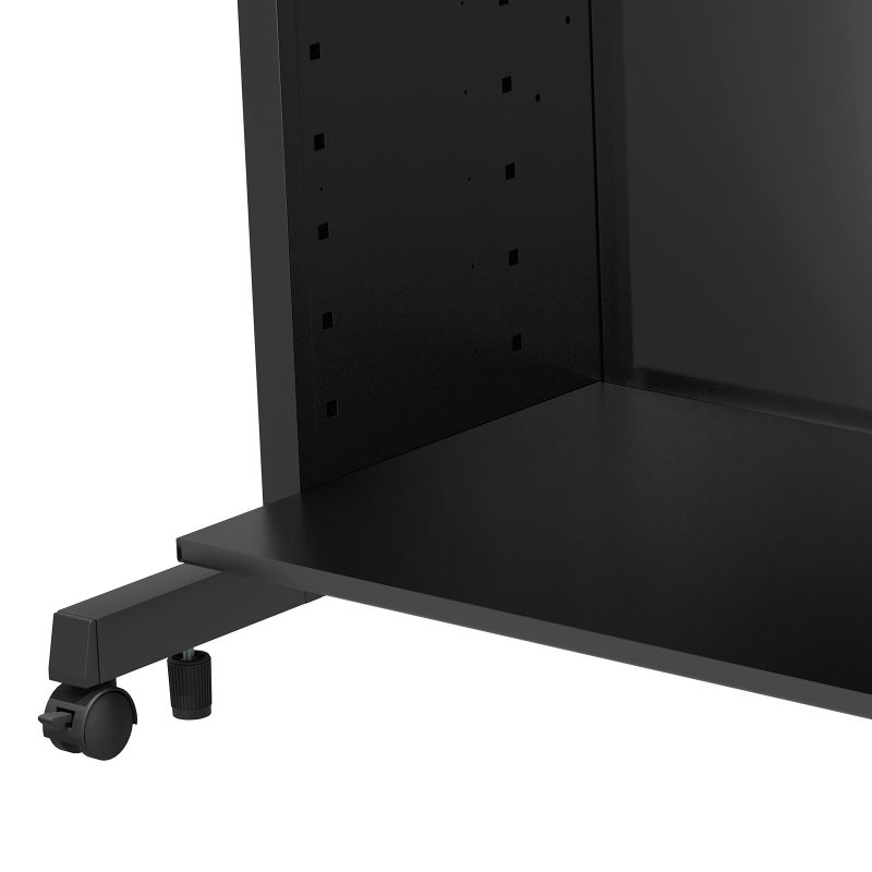 eデスク セミーオーダーデスク 中棚 幅120cm用 ブラック 奥行50cm EN-1205BK