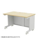 【本日限定:クーポンで3000円OFF】eデスク オフィスデスク 事務机 平机 セミーオーダーデスク 特注 薄い木目 幅135cm 奥行65cm 高さ70cm【...