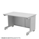 【本日限定:クーポンで3000円OFF】eデスク オフィスデスク 事務机 平机 セミーオーダーデスク 特注 グレー 幅145cm 奥行80cm 高さ70cm【受...