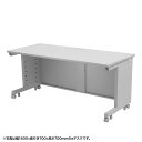 【本日限定:クーポンで3000円OFF】eデスク オフィスデスク 事務机 平机 セミーオーダーデスク 特注 グレー 幅165cm 奥行75cm 高さ72cm【受...