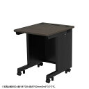 【本日限定:クーポンで3000円OFF】eデスク オフィスデスク 事務机 平机 セミーオーダーデスク 特注 濃い木目 幅60cm 奥行65cm 高さ72cm【受...