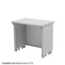 【本日限定:クーポンで3000円OFF】eデスク オフィスデスク 事務机 平机 セミーオーダーデスク 特注 グレー 幅75cm 奥行50cm 高さ70cm【受注...