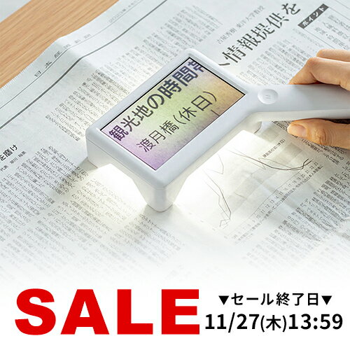 電子ルーペ デジタル 拡大鏡 最大10倍 LEDライト付 4.3インチ液晶 USB充電式 ポーチ付 卓上 デスクルーペ