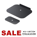 モニターアーム 補強プレート 黒 グロメット対応 スチール製 傷防止 デスク保護 PCモニター ディスプレイ アーム モニター アーム PCアーム ゲーミングモニター