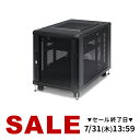 【楽天1位受賞】サーバーラック 19インチ 12U 中棚・スライド棚付 キャスター付 ラックマウントサーバー 収納 サーバー ラック サーバラック