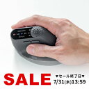 ワイヤレスマウス ダイヤル操作 多ボタン 5ボタン + 3機能 Bluetooth 2.4GHz 充電式 エルゴノミクス 横スクロール Gruu ブラック