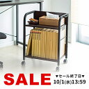 デスクワゴン デスク下ワゴン デスクラック 木製 キャスター付き 収納 高さ59cm
