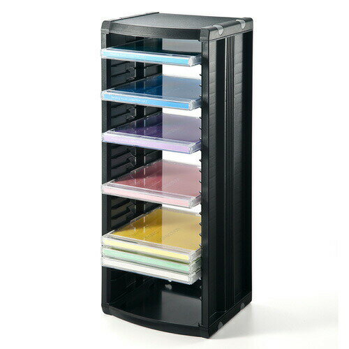 �ڥ����ѡ�SALE���ꡪ����10%OFF�����ݥ������桪�� ��Ω�Ƽ�CD��å���W147��D123��H355mm��26���Ǽ���֥�å��� FCD-CB26BK ����掠�ץ饤