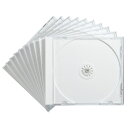 【楽天1位受賞】Blu-ray・DVD・CDケース(10枚セット・ホワイト) FCD-PN10WN サンワサプライ