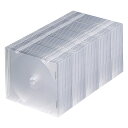 Blu-ray・DVD・CDケース(スリムタイプ・50枚セット・クリア・省スペース) FCD-PU50CLN2 サンワサプライ