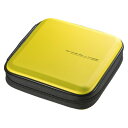 【楽天1位受賞】ブルーレイディスク対応セミハードケース(24枚収納・イエロー) FCD-WLBD24Y サンワサプライ