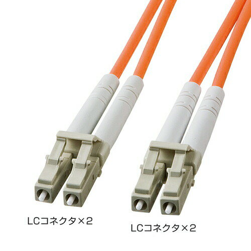 【最大10％OFFクーポン配布中！6/5(木) 23:59まで】光ケーブル（LC・LCコネクタ・2m・コア径62.5ミクロン）