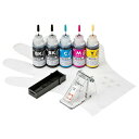 詰め替えインク BCI-371+370/5MP 約6回分(5色セット・30ml・工具付き) INK-C370S30S5 サンワサプライ