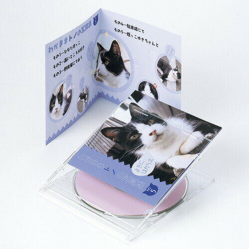 インクジェットCD・DVDケースカード（見開き・つやなしマット） JP-IND2N サンワサプライ