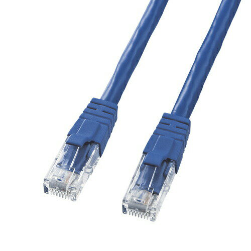 CAT6LANケーブル(UTP クロス 1m ブルー)