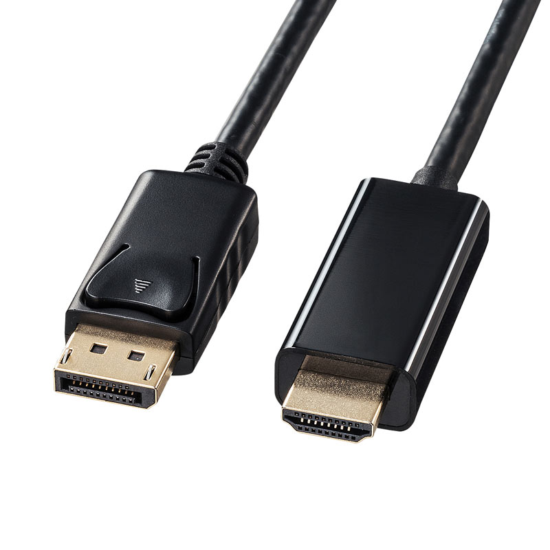 DisplayPort-HDMI変換ケーブル（ブラック・1m） KC-DPHDA10 サンワサプライ