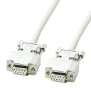 RS-232Cケーブル 6m D-sub9pinメス インチネジ(4-40)-D-sub9pinメス インチネジ(4-40) ストレート結線 モデム TA用