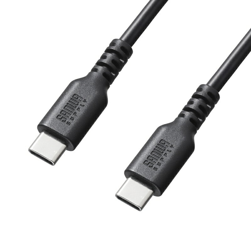 乐天商城 - USB 2.0 Type-Cケーブル C-C ストレート 60W 1m KU-CCP6010TK2 サンワサプライ