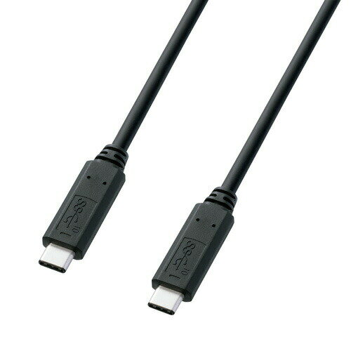 USB Type-Cケーブル 1m USB3.2 Gen2 USB PD 20V/5A 100W対応 ブラック