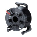 ケーブルリール 巻き取り ドラム直径380mm 6mm径ケーブルを300m収納可能 ロック機能付き 光ケーブル LANケーブル 同軸ケーブル LAN-TL17