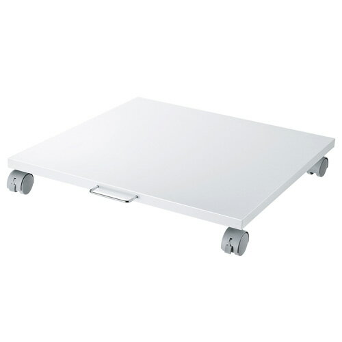 プリンター台 キャスター付き ロータイプ 床置き 幅60cm×奥行き60cm ホワイト LPS-T6060F サンワサプライのサムネイル