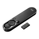 レーザーポインター 緑 グリーンレーザー 充電式 プレゼンテーション ソフトウェアポインター ジャイロ 3台同時カーソル操作 ポーチ付き MA-WPR15BK ...