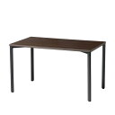 【火曜限定 クーポンで3000円OFF】シンプルデスク ワークデスク 平机 高耐荷重 eテーブル 幅120cm 奥行70cm 高さ70cm 濃い木目 【受注生産...