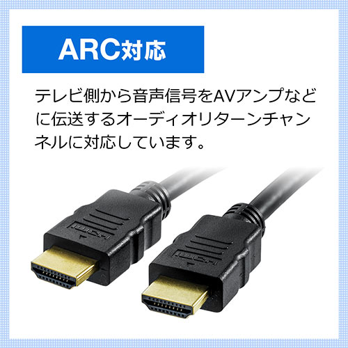 HDMIケーブル 3m Ver1.4規格 Xbox360 PS3 フルハイビジョン対応 ［500-HDMI001-3］【サンワダイレクト限定品】