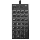 テンキー プログラマブル 有線 27キー ショートカット機能 割付可能 動画配信 スイッチャー NT-26UBK