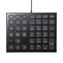 テンキー 有線 USB A接続 静音 Excel ショートカット パンタグラフ チルトスタンド搭載 ドライバ不要 39キー ブラック NT-27UBK サンワサ...