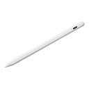 ハイブリッド充電式タッチペン スタイラスペン iPad 極細 POM樹脂 スマホ タブレット ホワイト 充電式 PDA-PEN58W サンワサプライ
