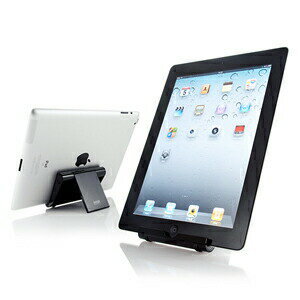 iPadスタンド（折りたたみ式・ブラック） PDA-STN7BK サンワサプライ