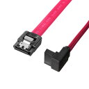 上L型シリアルATA3ケーブル(ストレート側ラッチ付き・0.3m) TK-SATA3-03UL サンワサプライ