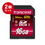 ڤޤȤ 2ĥåȡTranscend SD 16GB Class10 UHS-I Ultimate 90MB/s 5ǯݾ ꡼ 饹10  ´