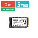 M.2 SSD 2TB NVMe PCIe Gen4×4 Type 2242 内蔵 Read 5000MB/s SLCキャッシュ MTE410S Transcend製