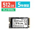 M.2 SSD 512GB NVMe PCIe Gen4×4 Type 2242 内蔵 Read 5000MB/s SLCキャッシュ MTE410S Trans...
