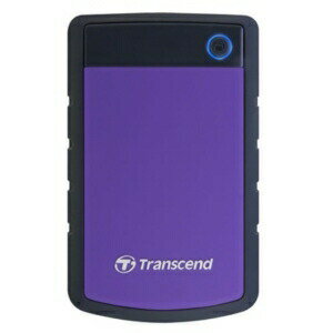 Transcend ポータブルHDD 1TB StoreJet 25H3P USB3.0 耐衝撃 シリコンアウターケース ハードディスク 外付けHDD ポータブルハードディスク